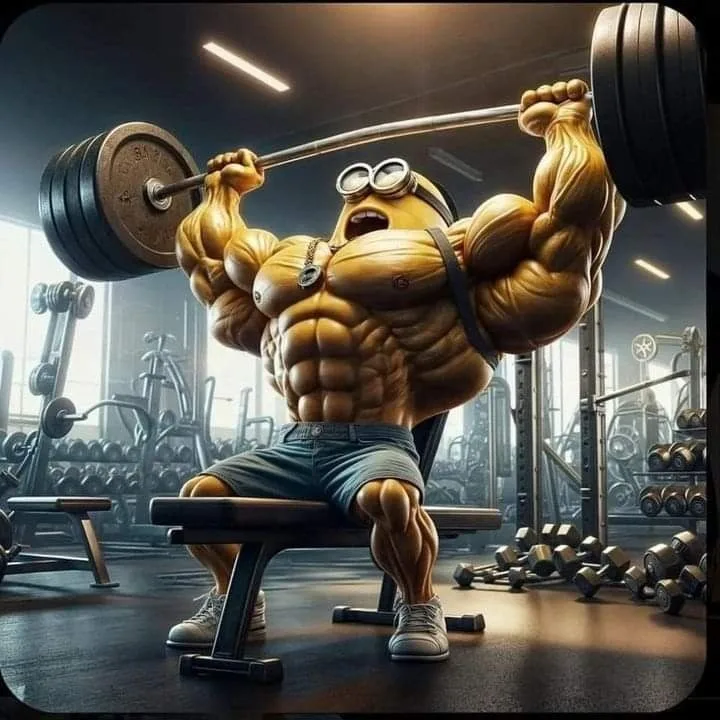 meme khoe cơ bắp hoạt hình