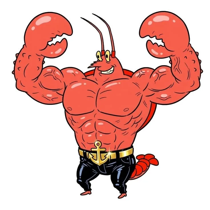 meme khoe cơ bắp hoạt hình