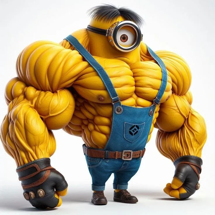 meme khoe cơ bắp hoạt hình