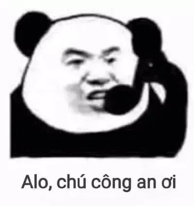 meme alo chú công an