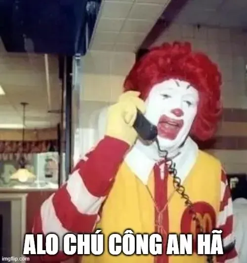 meme alo chú công an