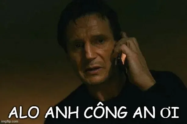 meme alo chú công an