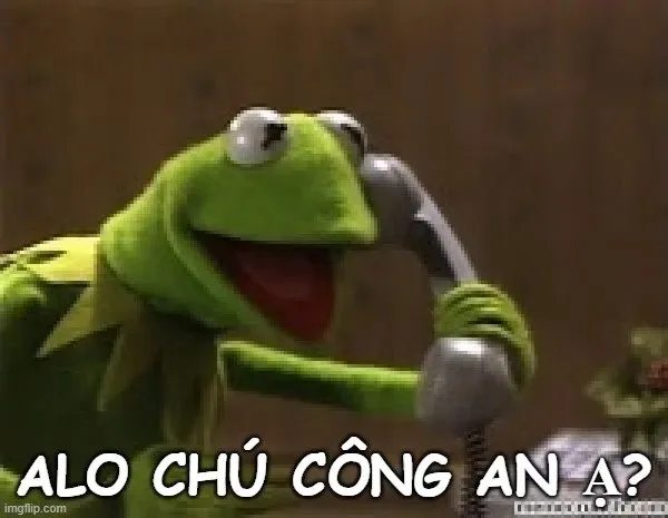 meme alo chú công an