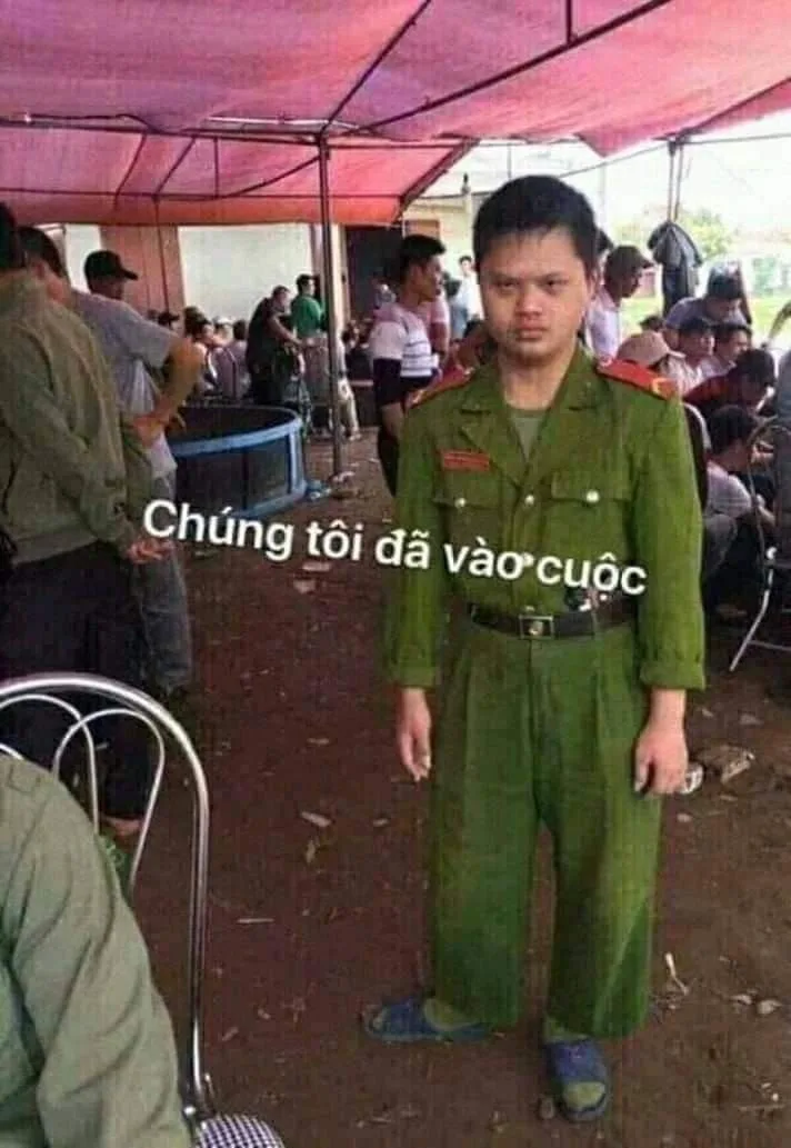 meme công an đã xem