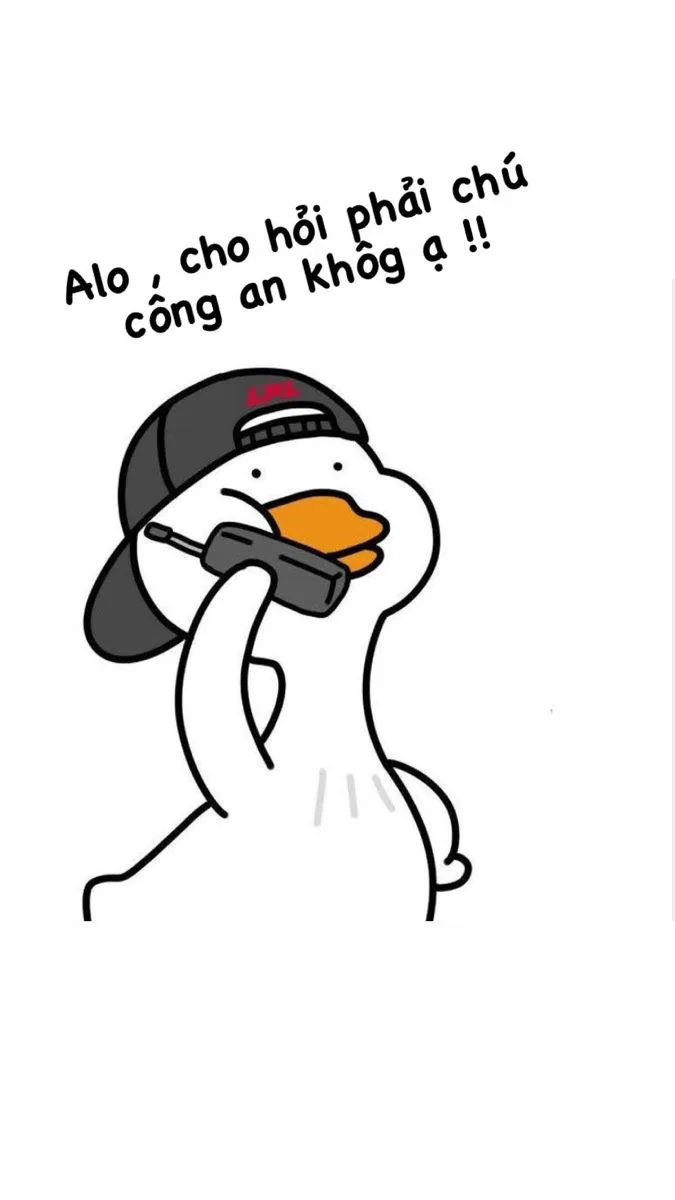 meme alo chú công an