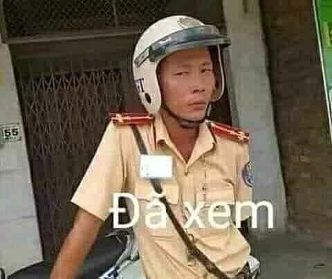 meme công an đã xem