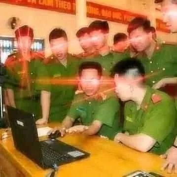 meme công an đã xem