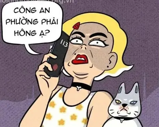 meme alo chú công an