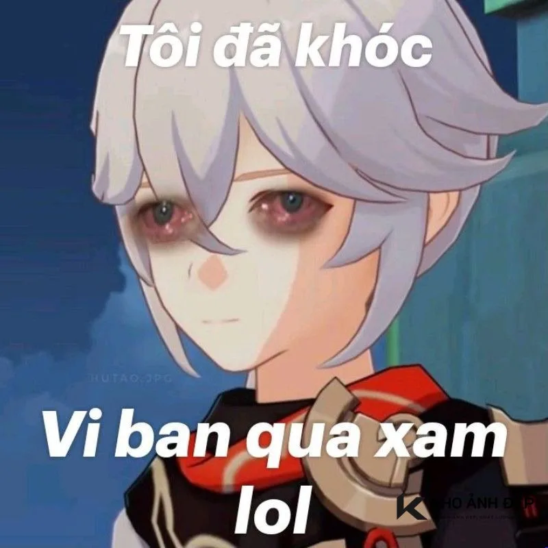 meme genshin khóc