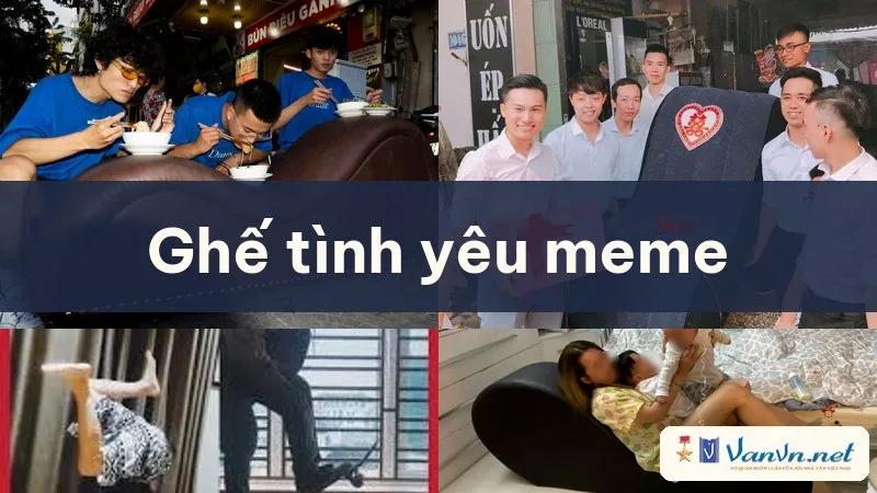 ghế tình yêu meme