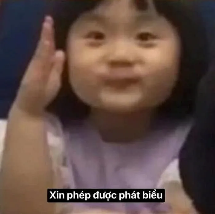 meme giơ tay