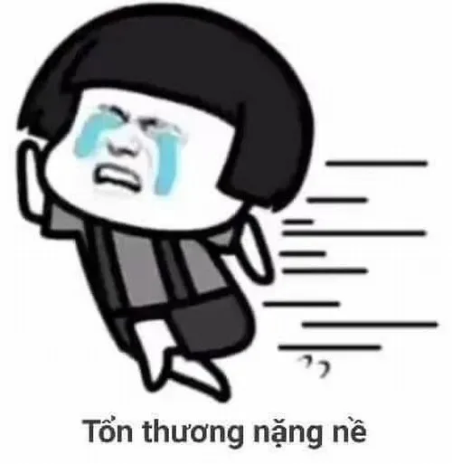 meme khóc gục ngã