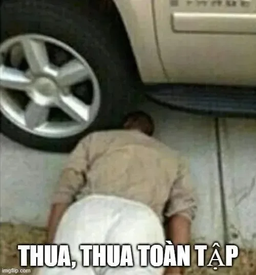 ảnh meme gục ngã