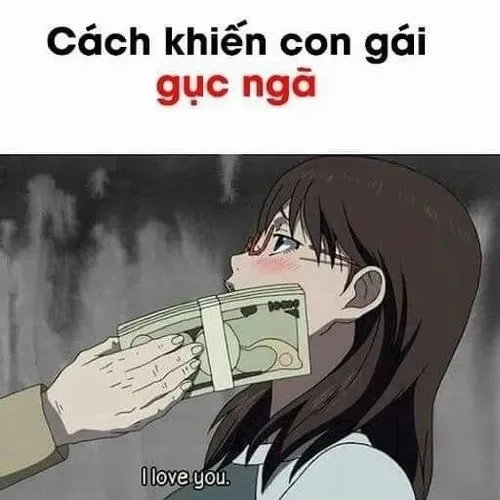 meme gục ngã vì yêu
