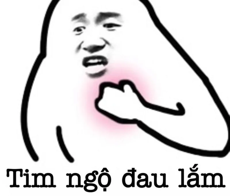 meme gục ngã vì yêu