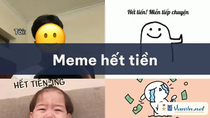 meme hết tiền