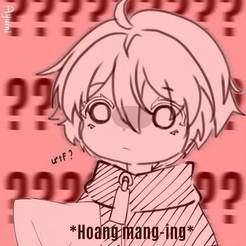 meme hoang mang hoạt hình