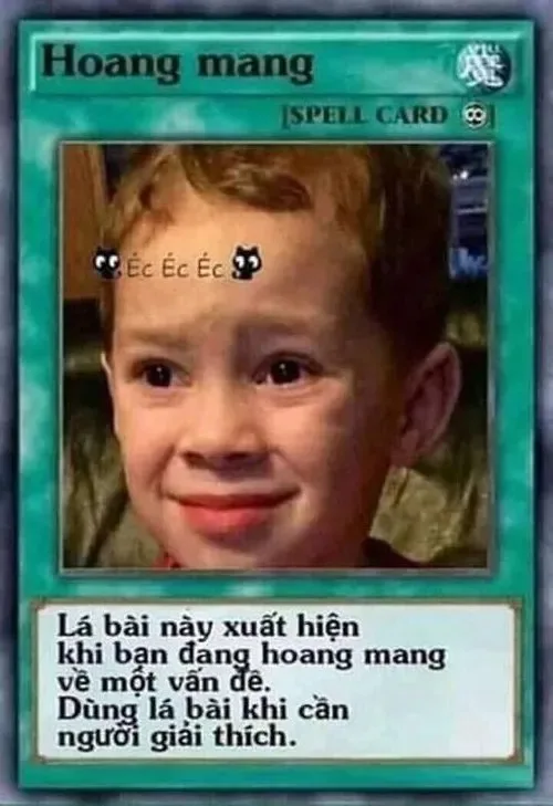 hoang mang meme