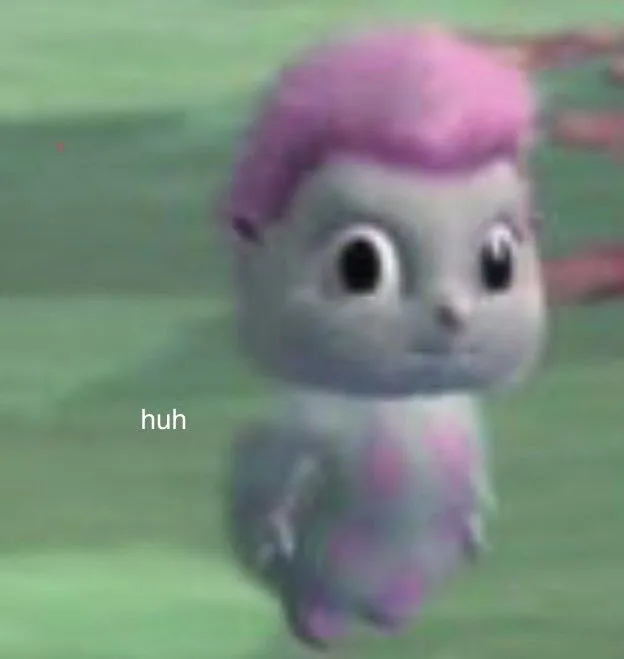 meme hoang mang hoạt hình