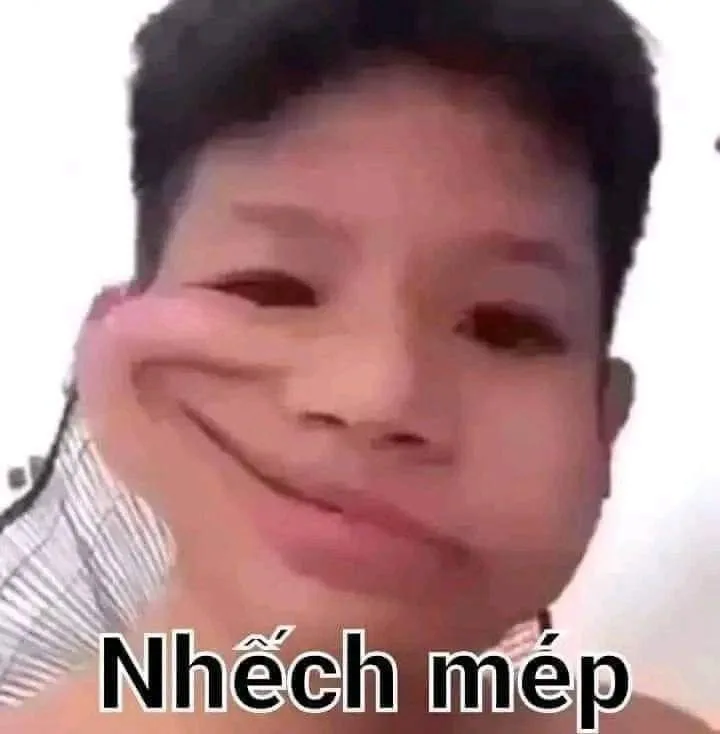 meme nhếch mép