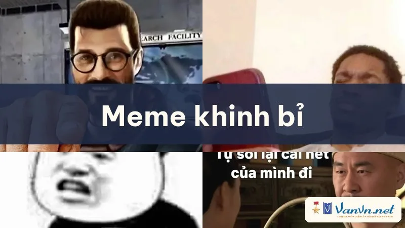 meme khinh bỉ