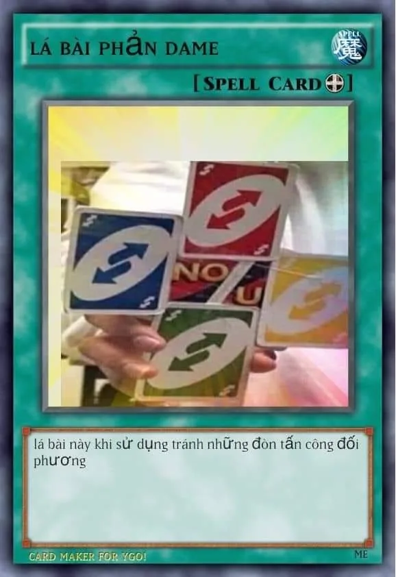 meme lá bài phản đòn