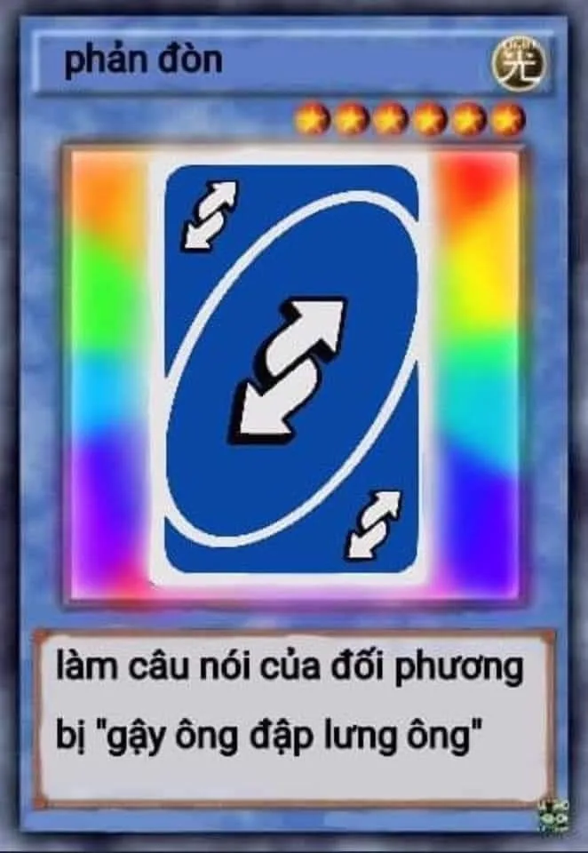 meme lá bài phản đòn