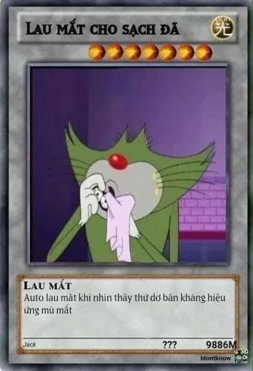 meme lá bài