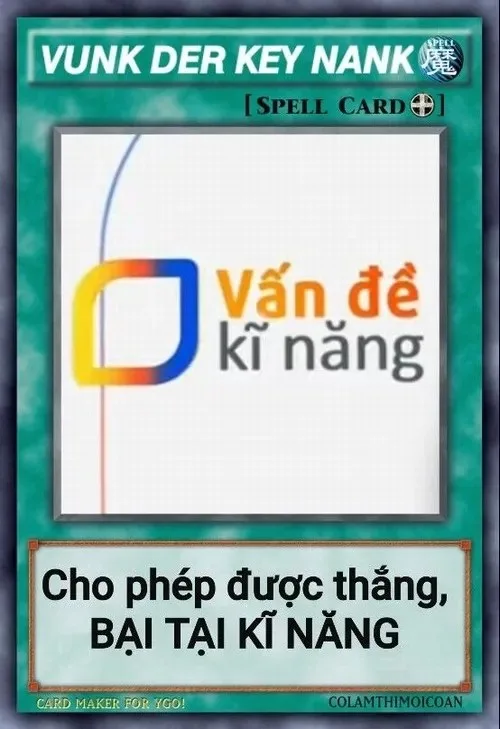 meme lá bài phản đòn