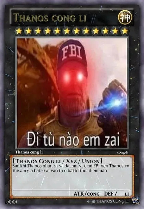 lá bài meme