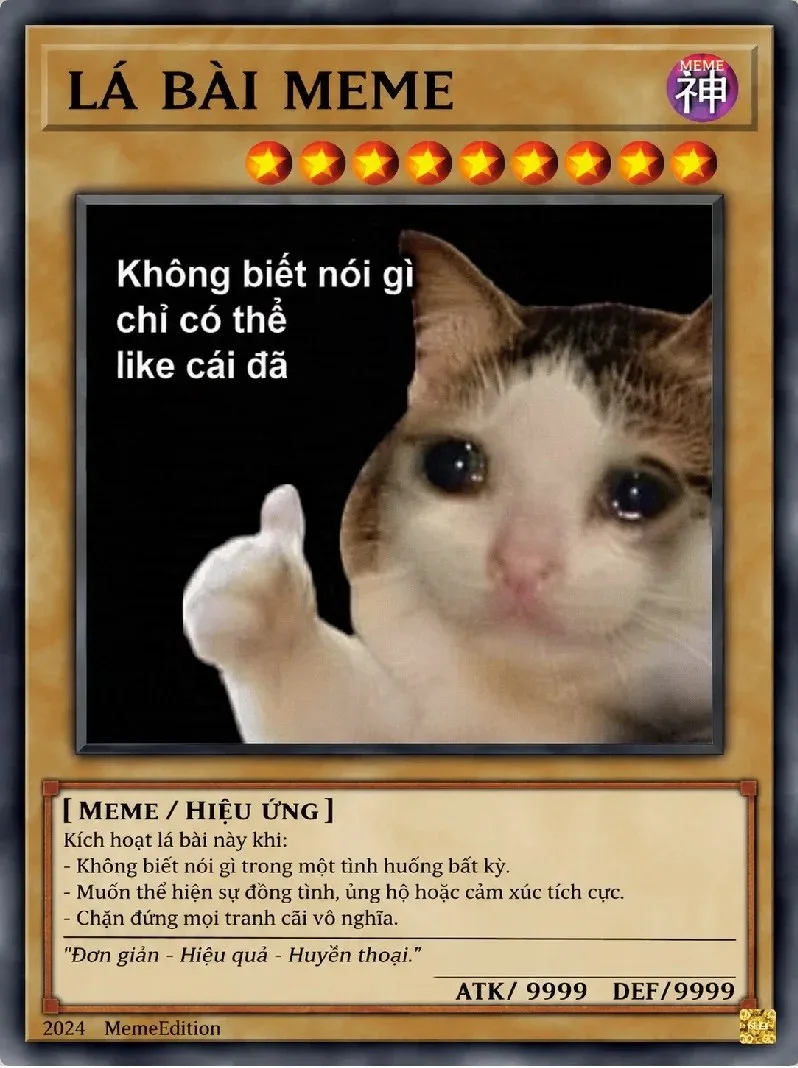 lá bài meme