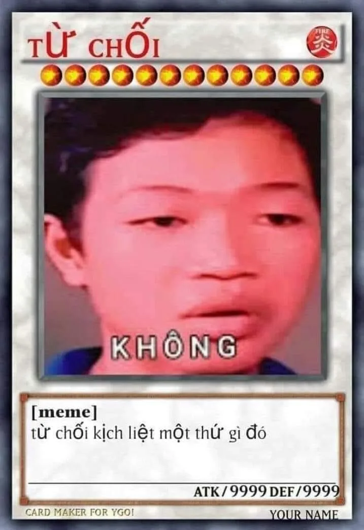 meme lá bài phản đòn
