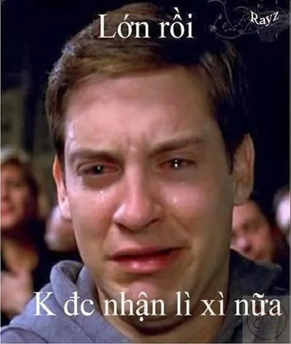 meme lì xì cháu lớn rồi
