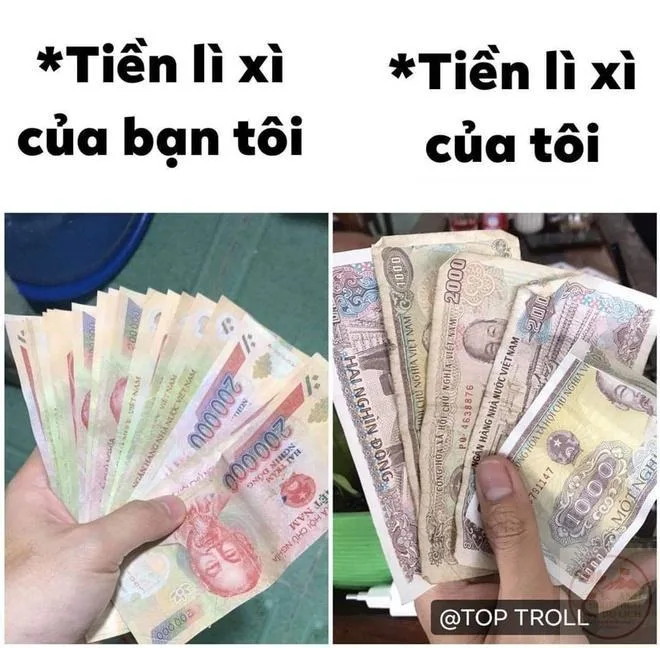 lì xì meme