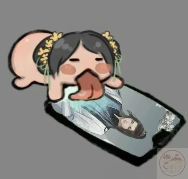 meme liếm màn hình