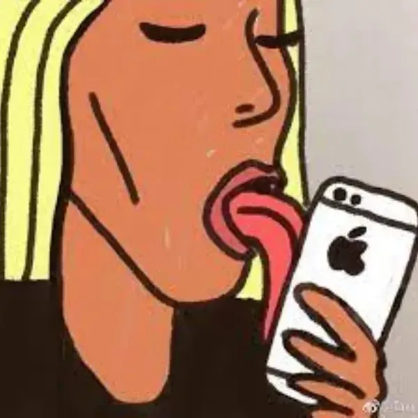 meme liếm màn hình