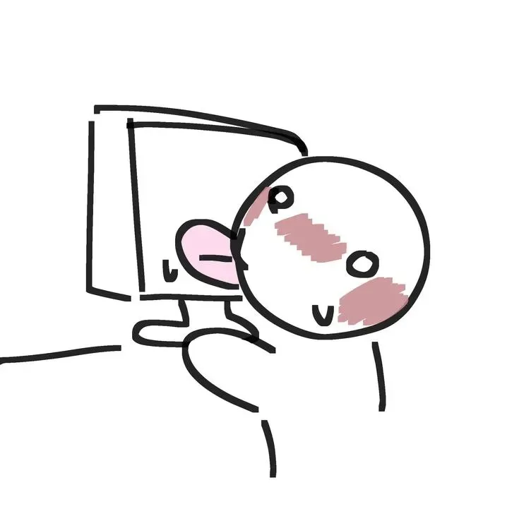 meme liếm màn hình