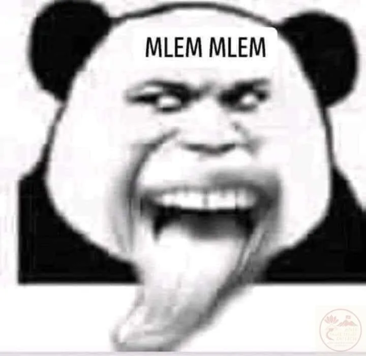 meme liếm mlem mlem
