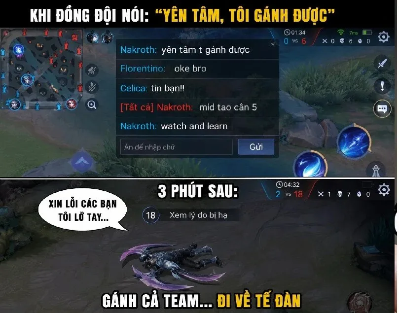 meme liên quân hài