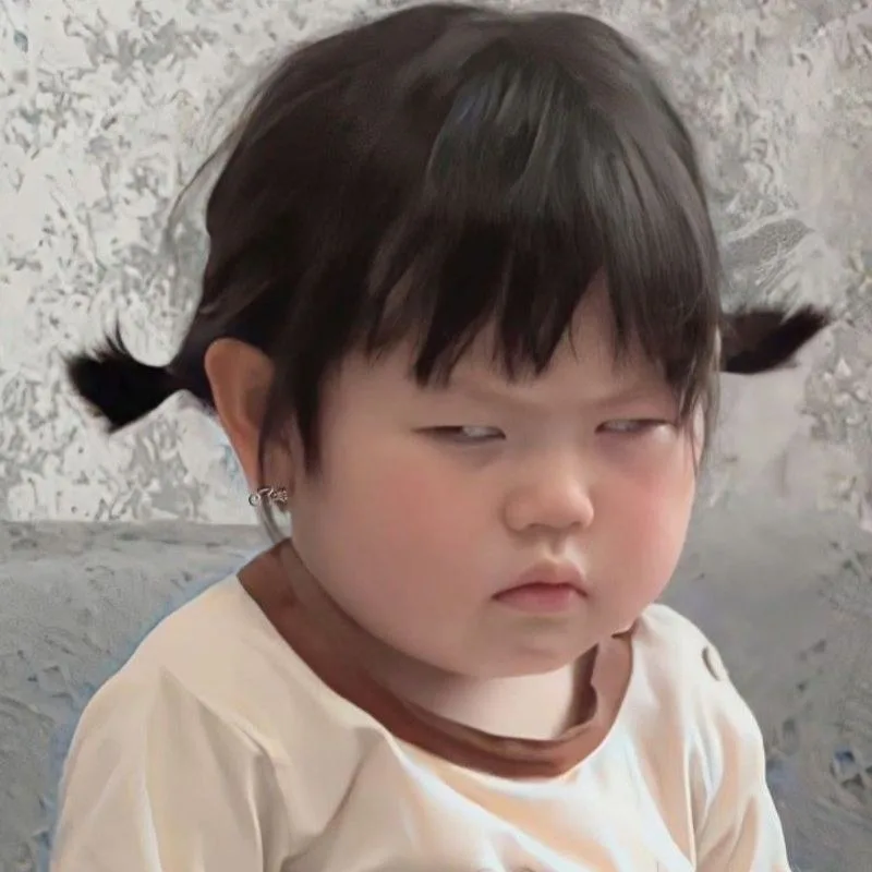 meme lườm cute