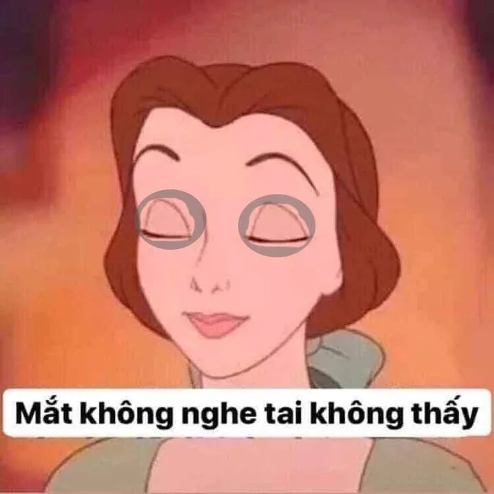 meme mắt thâm quầng