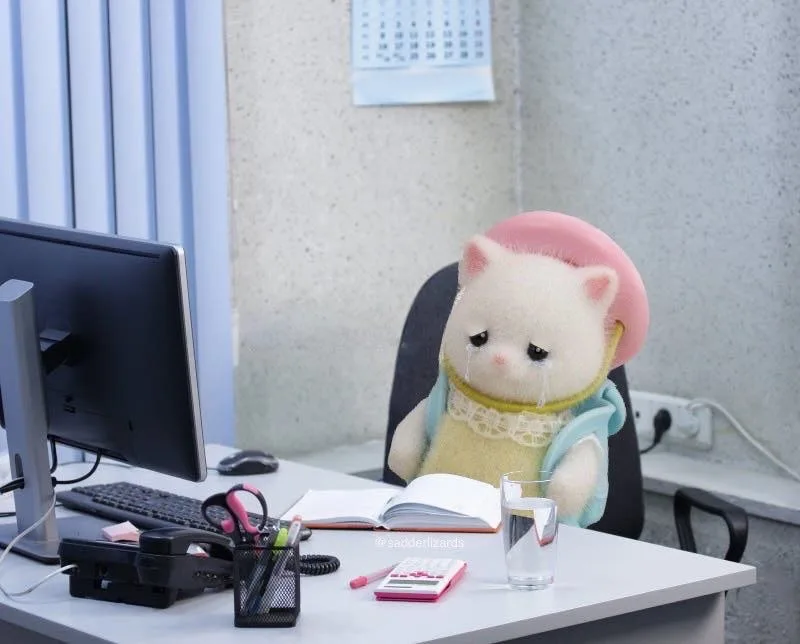meme làm việc mệt mỏi