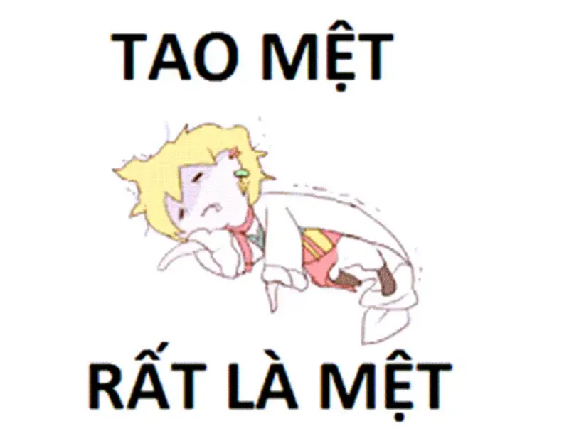 meme quá mệt mỏi rồi