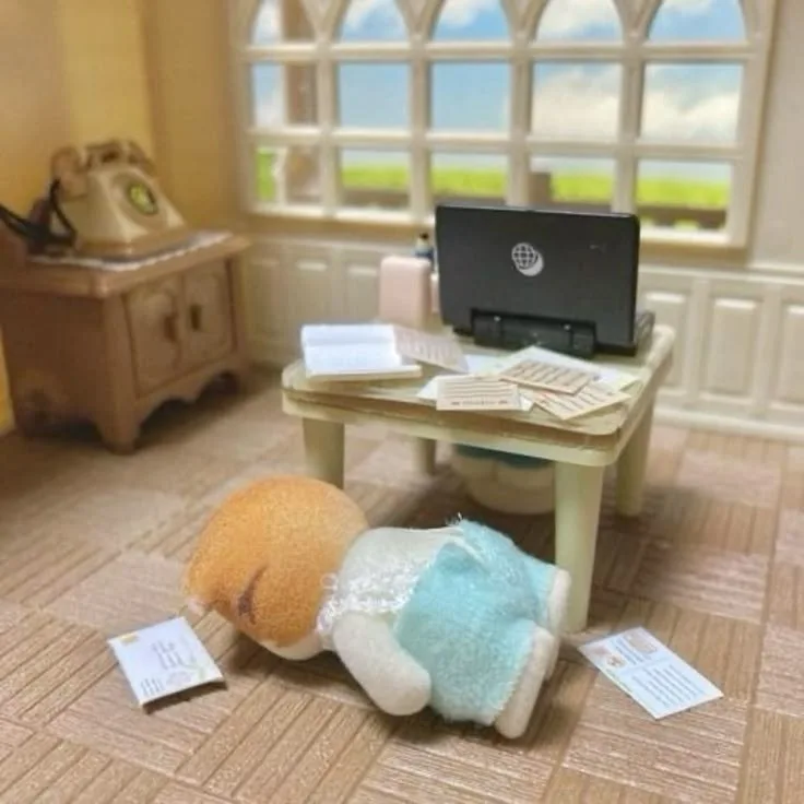 meme làm việc mệt mỏi