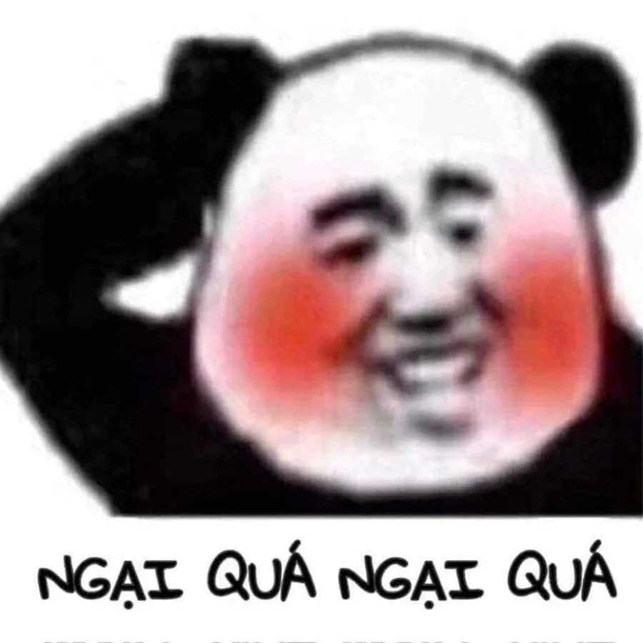 meme ngại quá