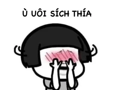 meme ngại che mặt