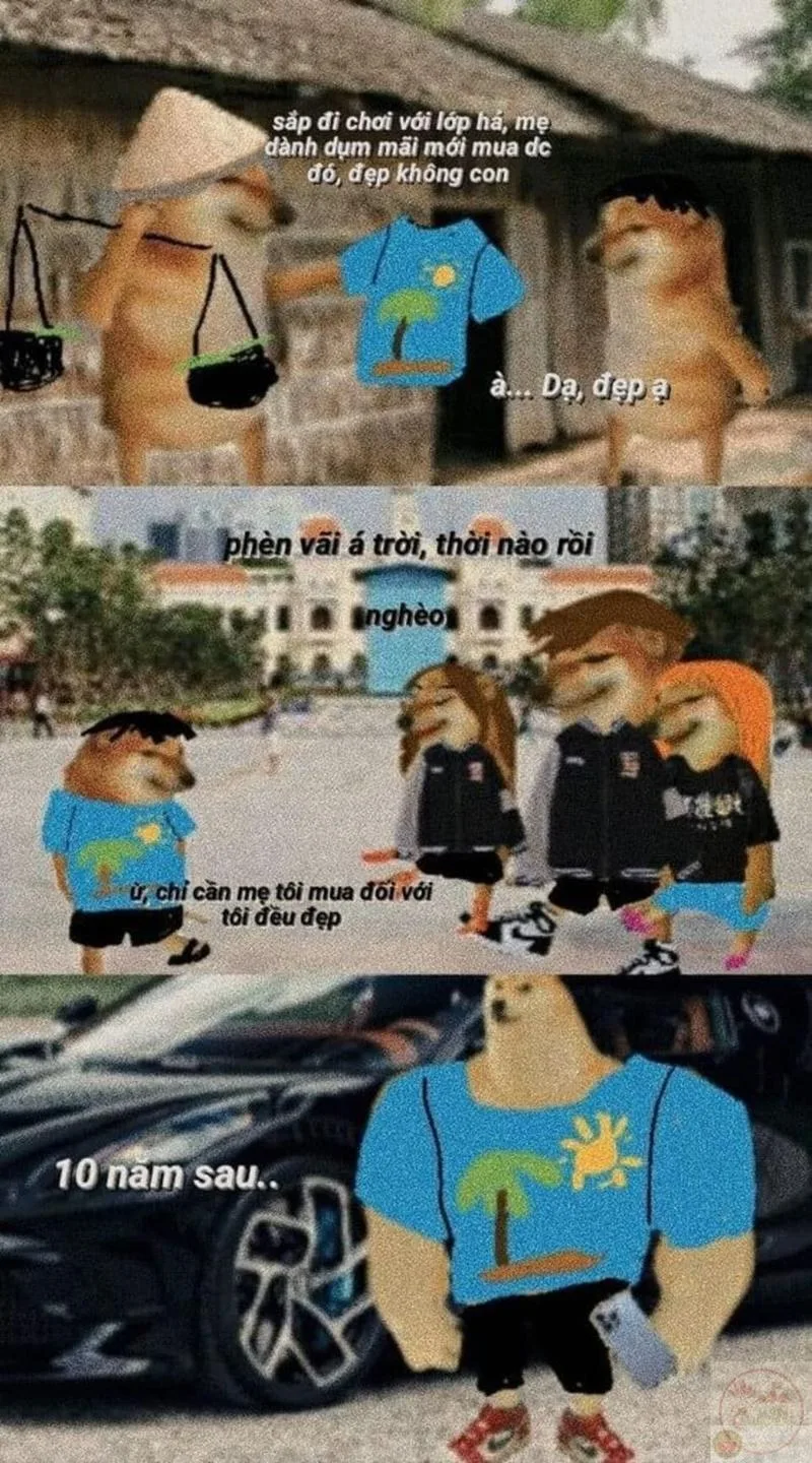meme nhân văn buồn