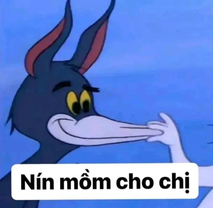ảnh chế nín