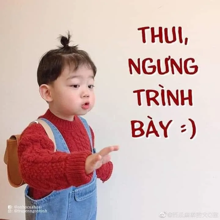 meme nín em bé