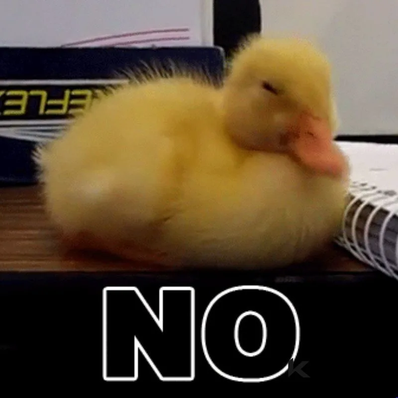 meme no reaction